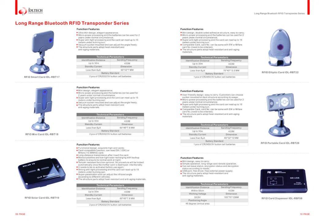 Long Range RFID Tag for Hands-Free Parking System